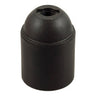 E27-Fassung aus Thermoplast — Schwarz