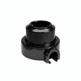 Wandsteckdose mit Sockel aus Porzellan – Set — Schuko 2P+T 16 A / Schwarz / 1 Auslass