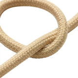 Nahaufnahme des Textilkabels aus Jute