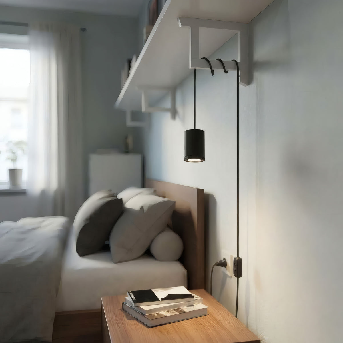 Mini-Spot GU10 mit Stecker, Anwendungsbeispiel