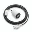 Mini-Spot GU10 mit Stecker, Ausführung Weiß matt