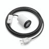 Mini-Spot GU10 mit Stecker, Ausführung Weiß matt