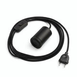 Mini-Spot GU10 mit Stecker, Ausführung Schwarz