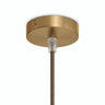 Zylindrischer Mini-Baldachin aus Metall, Ø 83 mm — 1 zentrale Bohrung / Konisch, Thermoplast / Satinierte Bronze