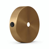 Zylindrischer Mini-Metallbaldachin mit Schalter, Ø 83 mm — Satinierte Bronze