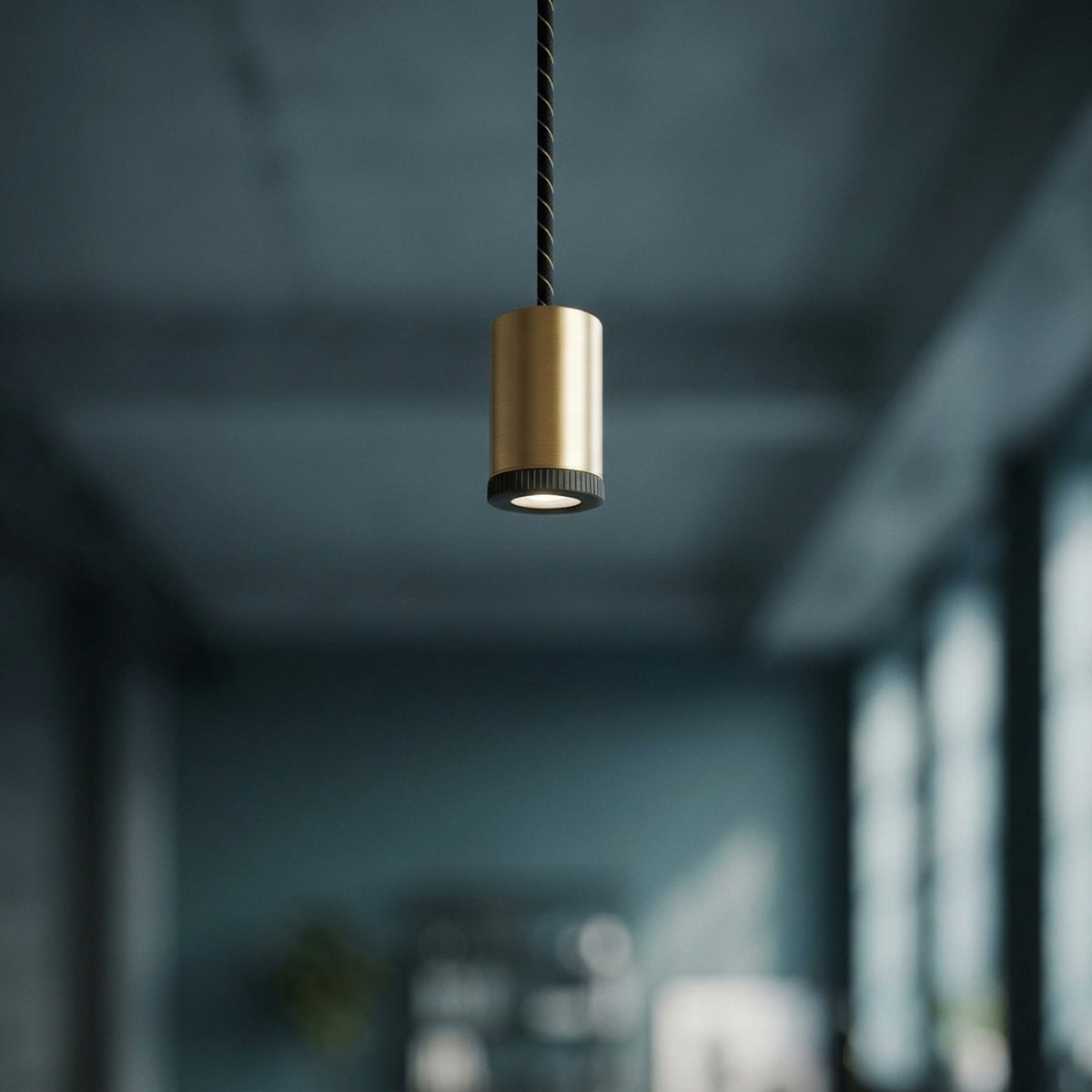 Mini-LED-Spot aus Metall Mini GU10 — Satinierte Bronze