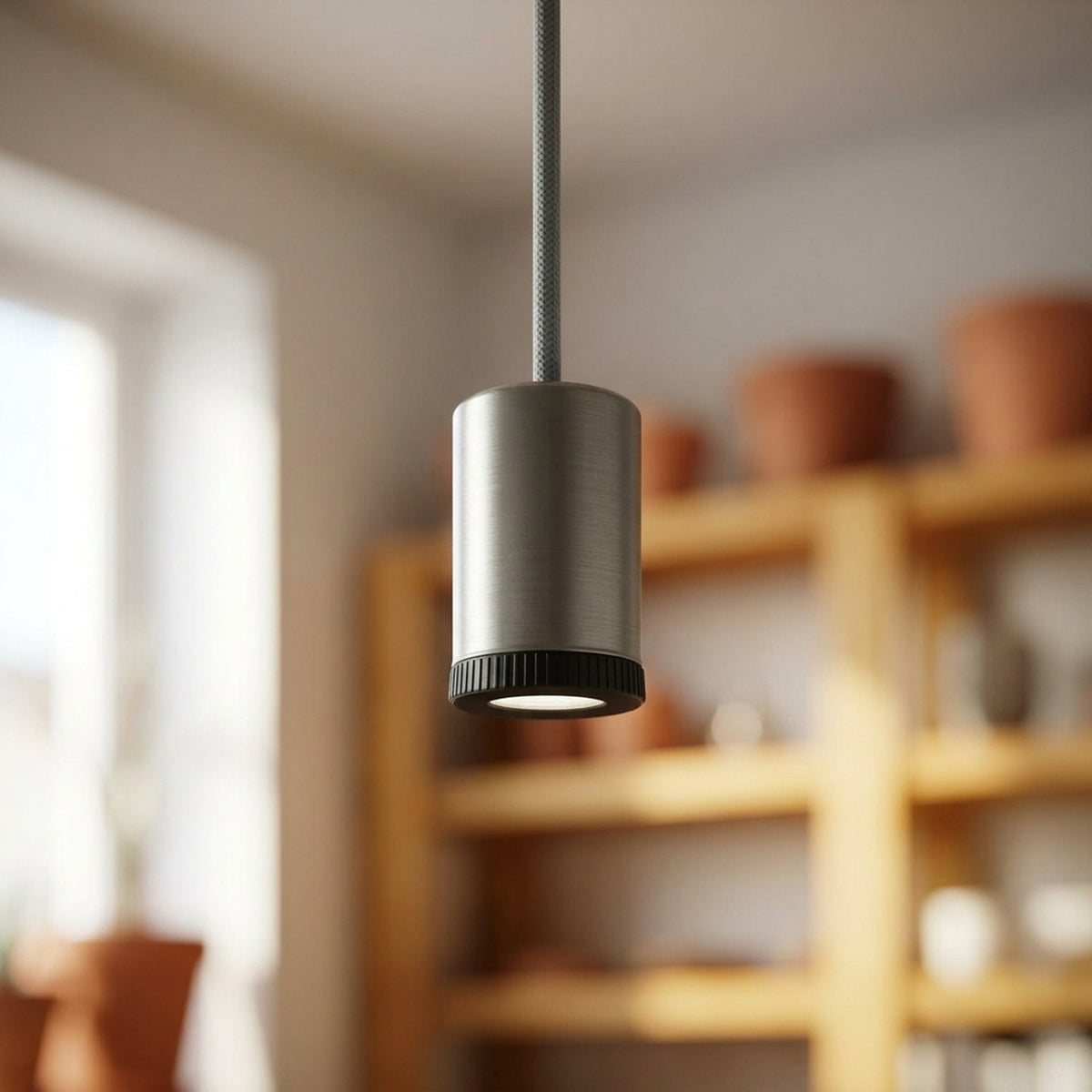 Mini-LED-Spot aus Metall Mini GU10 — Satiniertes Titan