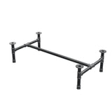 Couchtisch-Gestell, H-Form, Gusseisen und Stahl Ø 42 mm, 136 × 71 cm, Höhe 34 cm