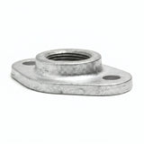Platine ovale 2 trous fonte galvanisée - photo produit fond blanc 5