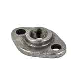 Schwarze ovale Platte