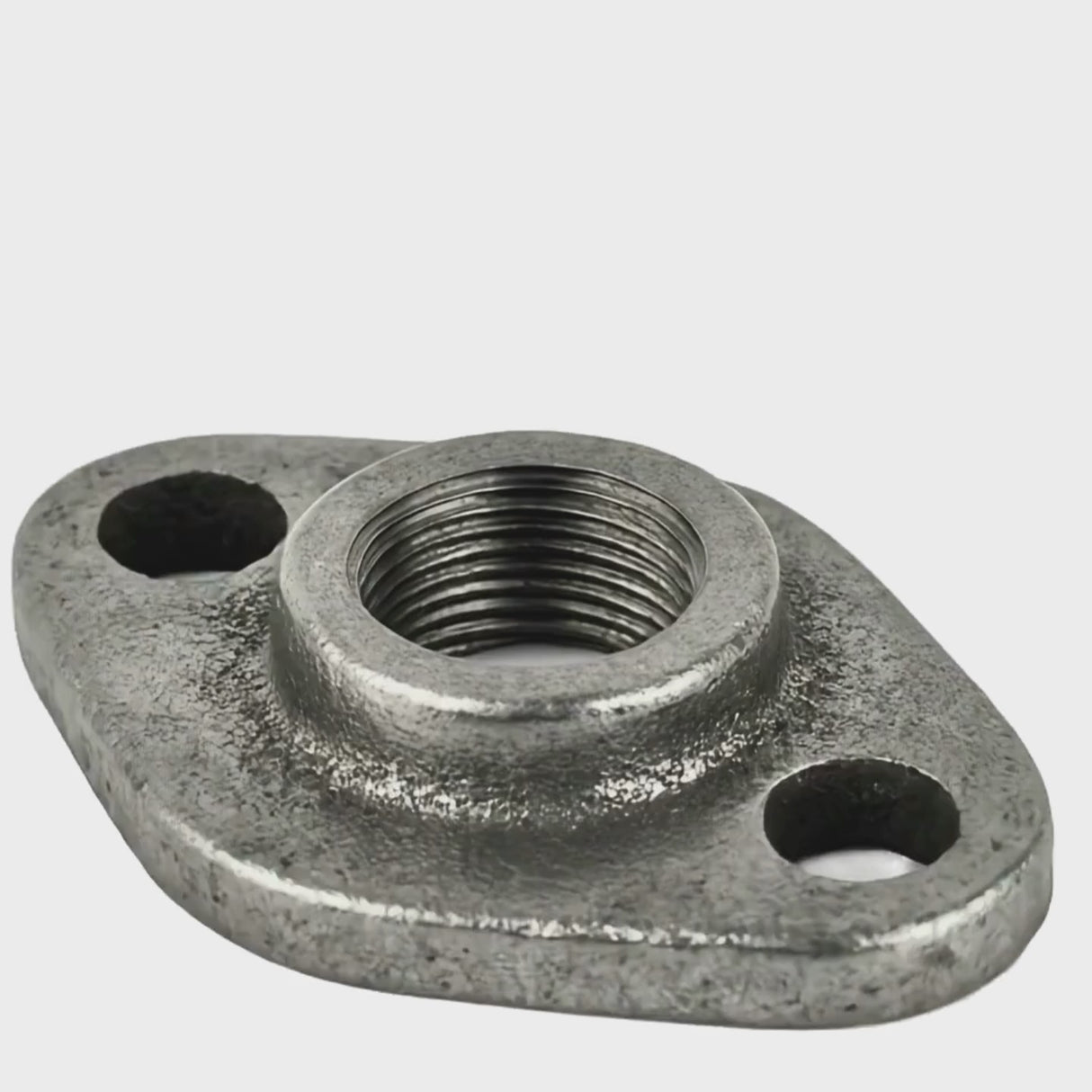 Schwarze ovale Platte