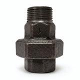 Raccord fonte noire union conique Mal/Fem - photo produit fond blanc 1