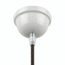 Baldachin aus glasierter Keramik — Ø 75 mm / Craquelé-Optik