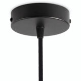 Zylindrischer Baldachin aus Metall, Ø 120 mm — Konisch, Thermoplast / Schwarz