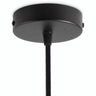 Zylindrischer Baldachin aus Metall, Ø 120 mm — Konisch, Thermoplast / Schwarz