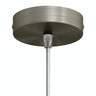 Zylindrischer Baldachin aus Metall, Ø 120 mm — Konisch, Thermoplast / Satiniertes Titan