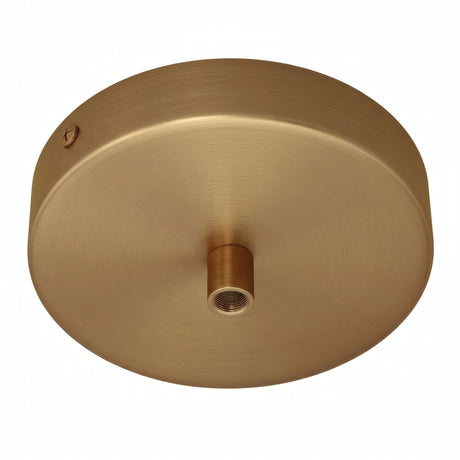 Zylindrischer Baldachin aus Metall, Ø 120 mm — Zylindrisch, Metall / Satinierte Bronze