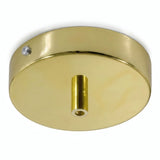 Zylindrischer Baldachin aus Metall, Ø 120 mm — Zylindrisch, Metall / Messing
