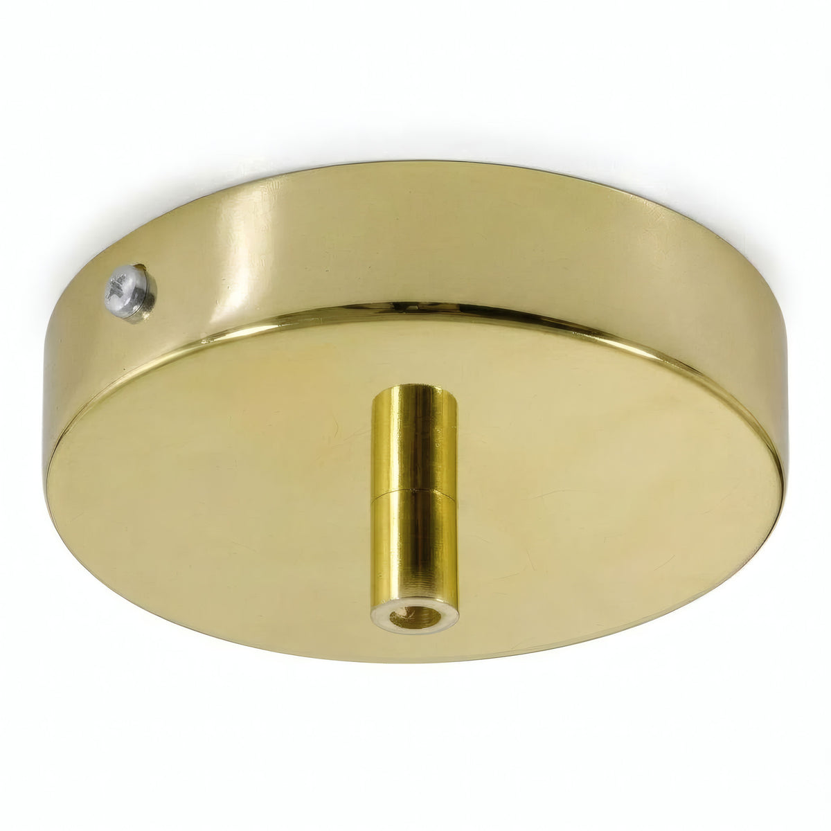Zylindrischer Baldachin aus Metall, Ø 120 mm — Zylindrisch, Metall / Messing