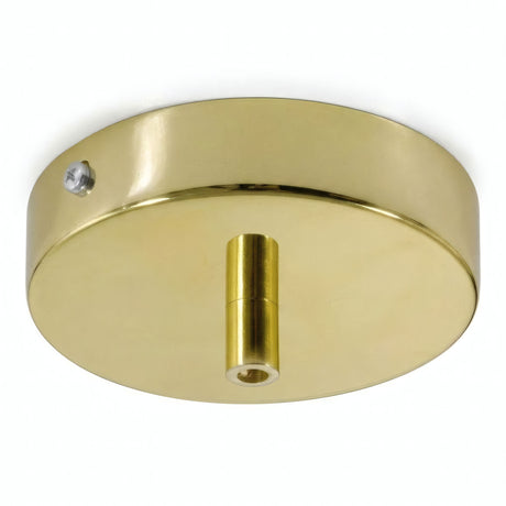Zylindrischer Baldachin aus Metall, Ø 120 mm — Zylindrisch, Metall / Messing