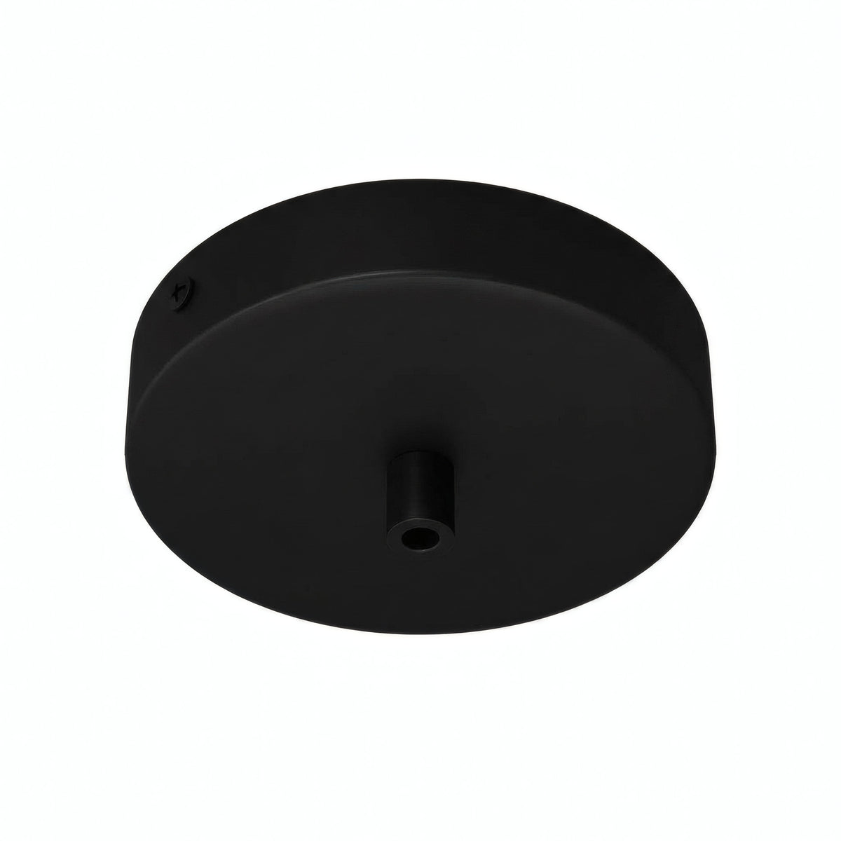 Zylindrischer Baldachin aus Metall, Ø 120 mm — Zylindrisch, Metall / Schwarz
