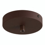 Zylindrischer Baldachin aus Metall, Ø 120 mm — Zylindrisch, Metall / Rost