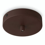 Zylindrischer Baldachin aus Metall, Ø 120 mm — Zylindrisch, Metall / Rost
