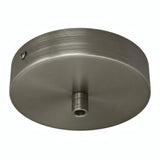 Zylindrischer Baldachin aus Metall, Ø 120 mm — Zylindrisch, Metall / Satiniertes Titan
