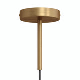 Zylindrischer Metallbaldachin mit 15-cm-Zugentlastung — Satinierte Bronze