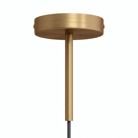 Zylindrischer Metallbaldachin mit 15-cm-Zugentlastung — Satinierte Bronze