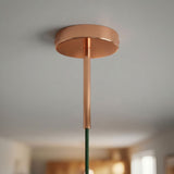 Zylindrischer Metallbaldachin mit 15-cm-Zugentlastung — Kupfer