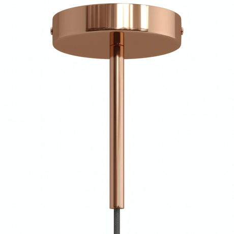 Zylindrischer Metallbaldachin mit 15-cm-Zugentlastung — Kupfer