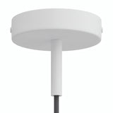 Zylindrischer Metallbaldachin mit 7-cm-Zugentlastung — Weiß matt