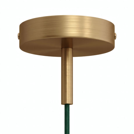 Zylindrischer Metallbaldachin mit 7-cm-Zugentlastung — Satinierte Bronze