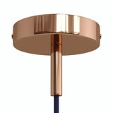 Zylindrischer Metallbaldachin mit 7-cm-Zugentlastung — Kupfer