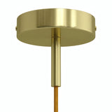 Zylindrischer Metallbaldachin mit 7-cm-Zugentlastung — Messing