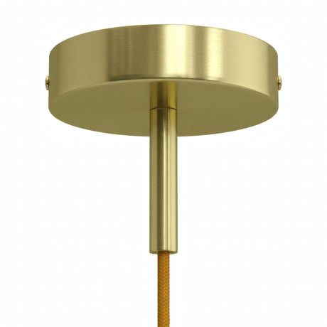 Zylindrischer Metallbaldachin mit 7-cm-Zugentlastung — Messing