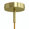 Zylindrischer Metallbaldachin mit 7-cm-Zugentlastung — Messing