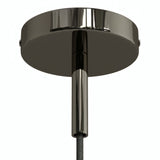 Zylindrischer Metallbaldachin mit 7-cm-Zugentlastung — Schwarze Perle