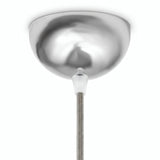 Halbkugelförmiger Baldachin aus Metall, Ø 100 mm — Chrom