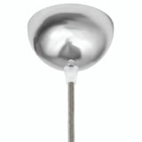 Halbkugelförmiger Baldachin aus Metall, Ø 100 mm — Chrom