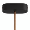 Ovaler Baldachin aus Holz, 120 × 51 mm — Schwarz