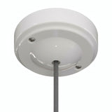 Minimalistischer Baldachin aus Porzellan, Ø 100 mm — Weiß