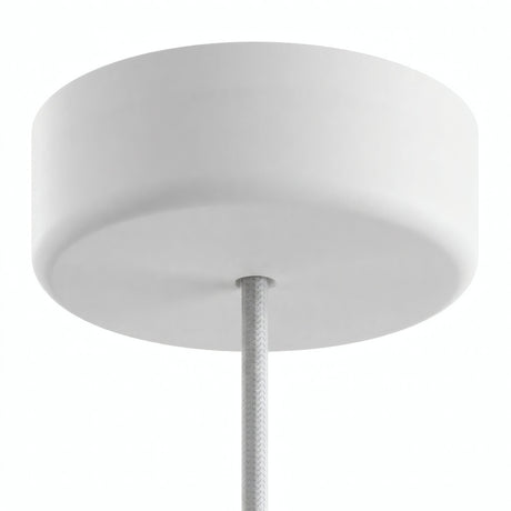 Baldachin aus Silikon für außen IP65, Ø 125 mm — Weiß