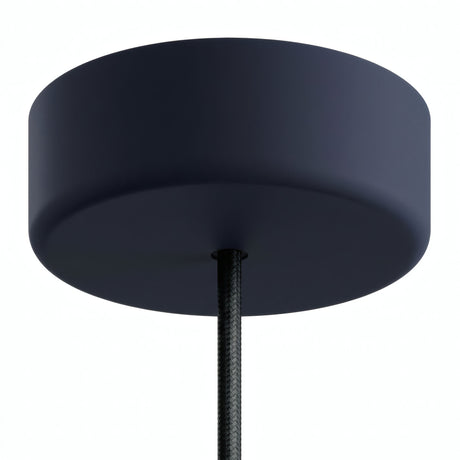 Baldachin aus Silikon für außen IP65, Ø 125 mm — Graphit