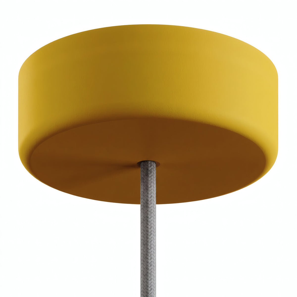 Baldachin aus Silikon für außen IP65, Ø 125 mm — Senfgelb