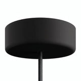 Baldachin aus Silikon für außen IP65, Ø 125 mm — Schwarz