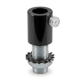 Zylindrische Metall-Zugentlastung M10x1, Mutter und Scheibe