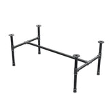 Couchtisch-Gestell aus Gusseisen, H-Form, 101 × 55 cm, Höhe 42 cm, Dreiviertelansicht