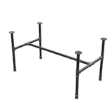 Couchtisch-Gestell aus Gusseisen, H-Form, 101 × 55 cm, Höhe 52 cm, Dreiviertelansicht